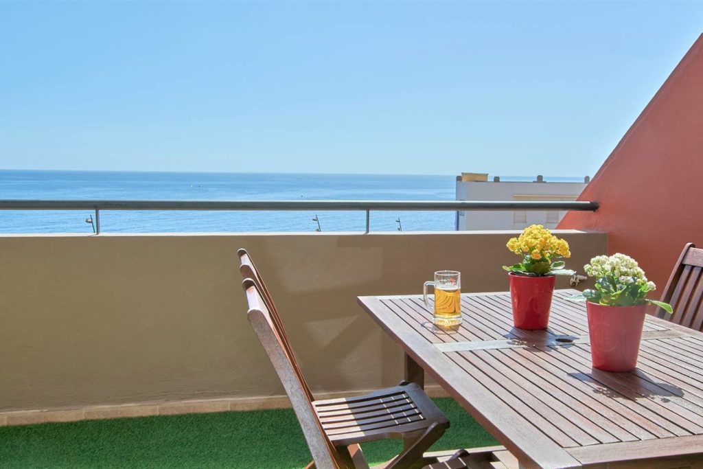 apartamento con vistas al mar