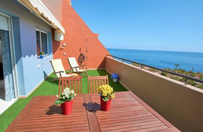 Terraza con vistas al mar